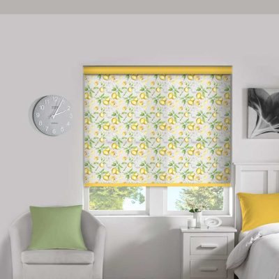 Citronelle Yellow Roller Blind