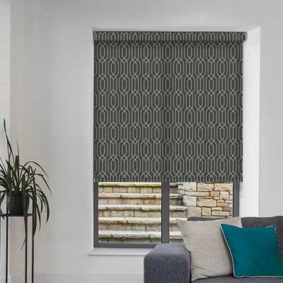 Vector Graphite Roller Blinds
